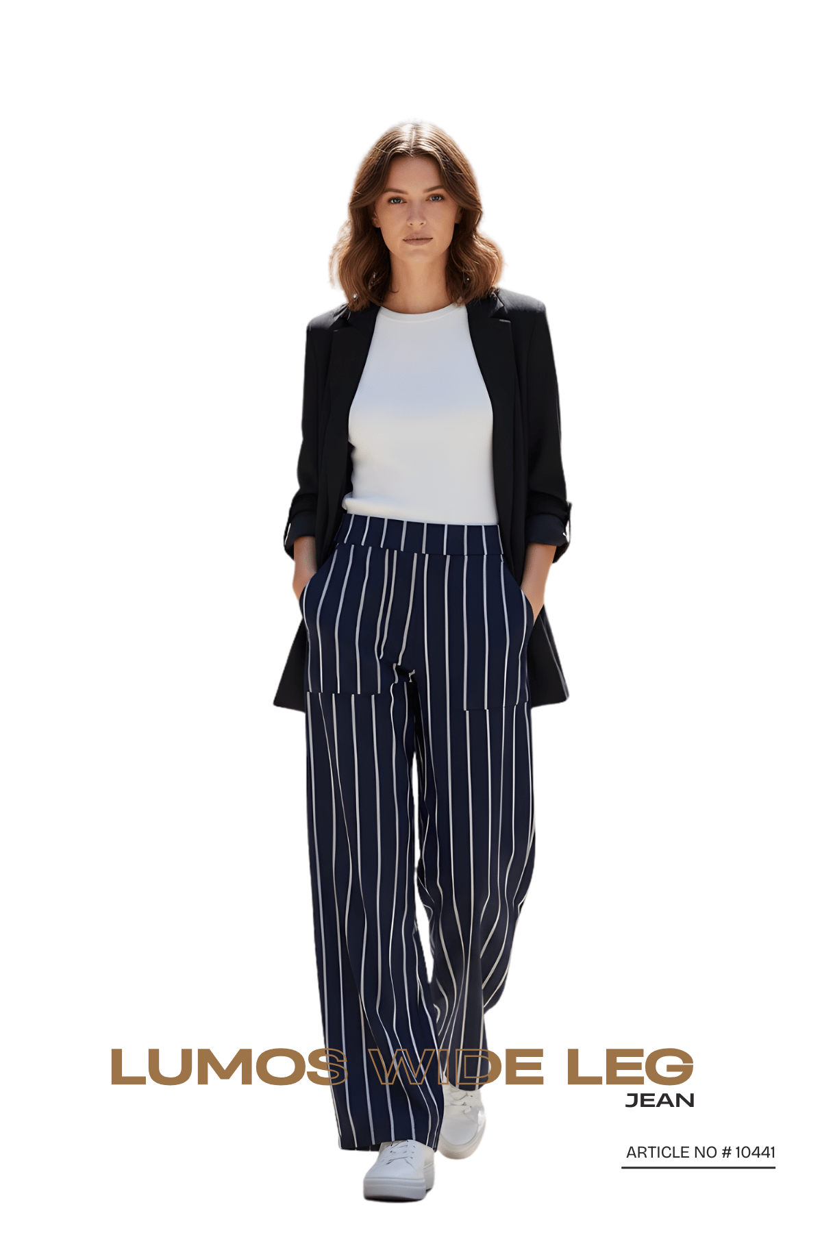 Lumos Wide Leg Jean by 3A APPARELS - Article #10441