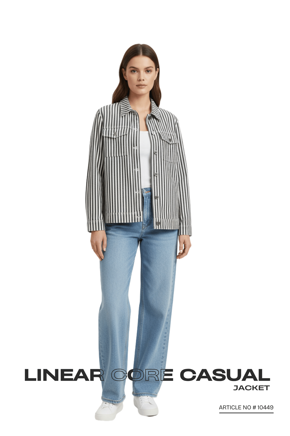 Linear Core Casual Jacket by 3A APPARELS - Article #10449